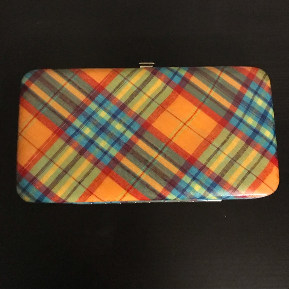 Cute plaid wallet
